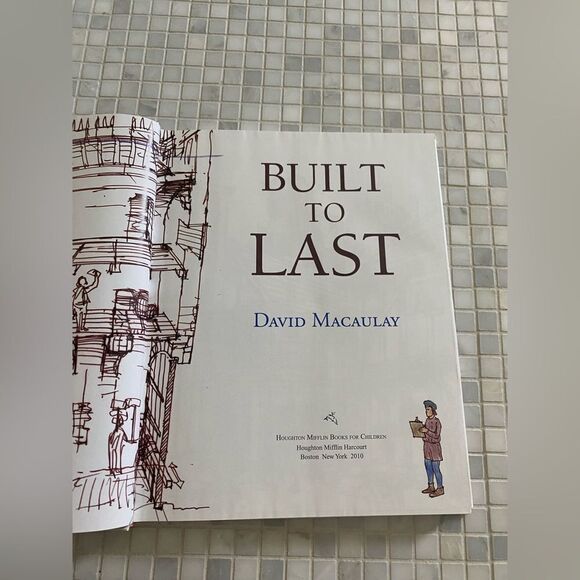 Architecture Book Built to Last - Castle, Cathedral, Mosque - by David Macaulay - Picture 2 of 11
